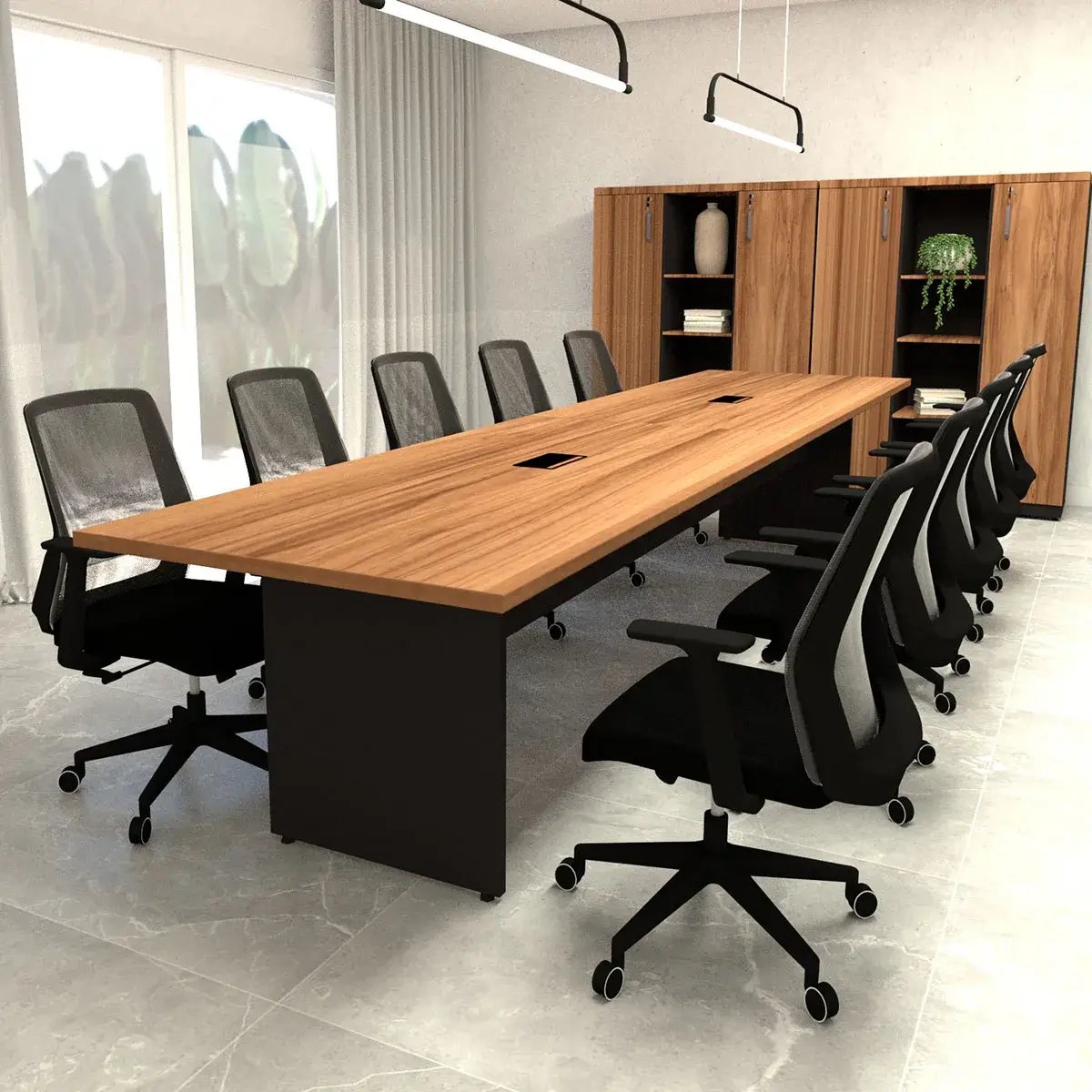 Sala de reunião planejada