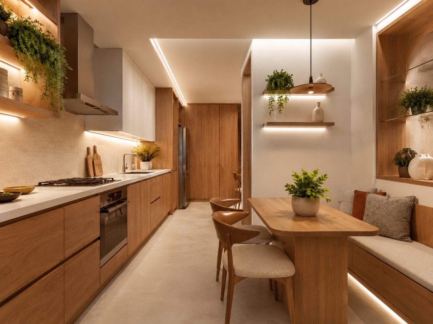 Ambiente gourmet interno
